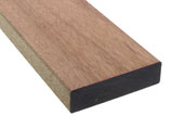 Guyana Teak (Basralocus), Terrassendielen, 25x90x3950 mm, KD, glatt/glatt