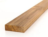 Teak Rechteckleisten, 14x50x1500 mm, KD, allseitig glatt gehobelt -