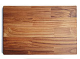 Schneidebrett, Teak (Tectona grandis), keilgezinkt, 45x30x1.8 cm -