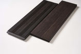 aMbooo, Bambus, Terrassendielen, 20x140x1870 mm, glatt/französisch, Espresso vorgeölt, seitlich genutet, stirnseitig Nut und Kamm, 5.61 Laufmeter pro Packung (3 Stück)