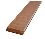 Bambus, Rhombusleisten, für Bambus Rhombus Zaun, 20x75x1790 mm, Coffee vorgeölt, 15° Schräge, Kanten gerundet -