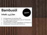 Terrassenöl, Moso Bambus, mokka, 2.5 Liter