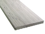 WPC Terrassendiele, Steingrau, grob/strukturiert, Massiv XL, 20x200x3000 mm