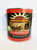American Wood Oil Hartwachs-Öl, farblos, Satin (seidenmatt), 2.5 Liter