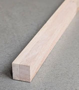 Gummibaum-Stäbe, 20x20x1500 mm, KD, allseitig glatt gehobelt