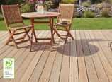 Kanadische Douglasie, Terrassendielen, 27x143x4270 mm, KD, grob/grob, 3 Stück pro Packung