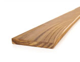 Teak Rechteckleisten, 11x125x1500 mm, KD, allseitig glatt gehobelt -