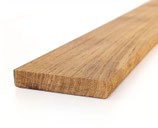 Teak Rechteckleisten, 13x95x1600 mm, KD, allseitig glatt gehobelt -