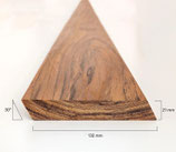 Jatoba, Premium, Rhombusleisten, 21x132x2740 mm, 30° Schräge