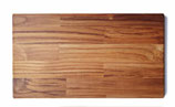 Schneidebrett, Teak (Tectona grandis), keilgezinkt, 30x17x1.8 cm -