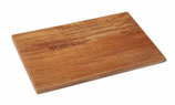 Schneide- und Frühstücksbrett, Teak (Tectona grandis), durchgehend, 25x15x1.3 cm -