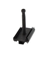 aMbooo, Montage Clip, TOP Clip, schwarz, für Bambus Terrassendielen, inkl. vormontierten Schrauben für Bambus Unterkonstruktion, 100 Stück pro Packung