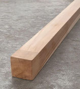 Teakholz-Stäbe, 40x40x2000 mm, KD, allseitig glatt gehobelt -