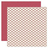 Lush Red Diamonds Paper