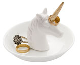 Ringhalter Unicorn / Einhorn weiß Keramik