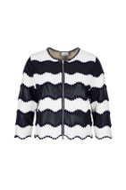 Zweifarbige Fakelederjacke von Sportalm Gr. 38