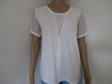 Shirt uni weiß von MARGITTES Gr. 44