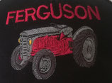 Broderie Tracteur petit gris ferguson