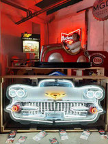 Cadillac Neon Werbung US-Car Front XXXL Garage Auto Reklame-Amerika