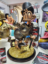 Dagobert Duck Scrooge MC Duck Deko Statue Figur Walt Disney Vitrine Skulptur