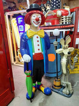 Clown Figur Skulptur mit Luftballons Zirkus Statue Werbung Cirkus Reklame
