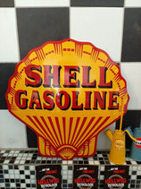 Shell Muschel Gasoline Emaileschild Tankstelle Emaille Nostalgie Alte Tanke