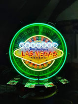 Las Vegas Neon Werbung Roulette Schild US Neonreklame Casino Werbeschild