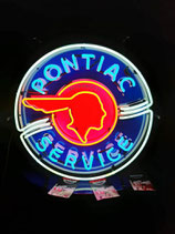 Pontiac Service Neonwerbung Garage Werkstatt Halle Nostaglie Licht Reklame