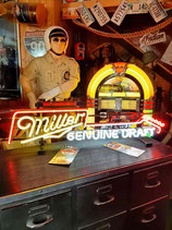 Miller Gitarre USA Neon Licht Gastro Bier Werbung Amerika Kult Neonreklame