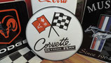 Corvette Sting Ray Schild (rund) Deko V8 Garage Werkstatt Chevrolet Flagge