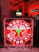 Texaco Motor Oil XXL Neon Licht USA Werkstatt Garage Oldtimer Hot Rod Halle