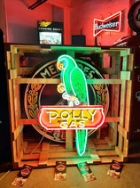 US Neon Polly Gas XXL Neon Sign Leuchtreklame Werbung US Werkstatt