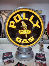 Polly Gas Aluminium-Globe/Lampe sehr hochwertig Lampe aus Metall US-Deko
