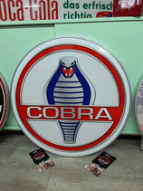 Cobra Alu Retro Schild Auto XXL Deko Halle Deco Partyraum Oldtimer Sammler