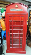 Englische Telephone Vitrine -  Figur