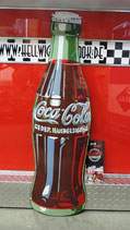 Coca Cola XXL Flasche Emaille Deko Emailschild Büro Halle Coke Sammlung