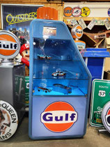 Gulf Vitrine Öldosen-Optik Showcase (abschießbar) mit PC Stik für Display