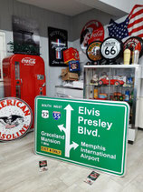 Elvis Presley Interstate/Highway Schild Dekoration Halle US-Partyraum Diner