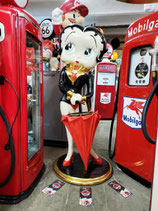 Betty Boop Figur Skulptur Schirmständer GFK Deko Kundenfänger Dekoration