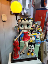 Betty Boop Figur Lampe Skulptur GFK Deko Statue Resin Glasfaserkunststoff
