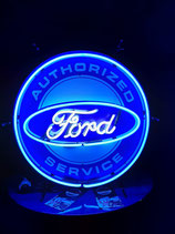 Ford Service Neon Werbung Leuchtreklame Auto Garage Schild Halle