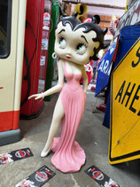 Betty Boop Statue Figur in ROSA Original Dame in Pink Fleischer Studios Skulptur