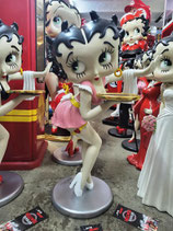 Betty Boop Figur Original Fleischer Studios Skulptur in Pink mit Strumpfband