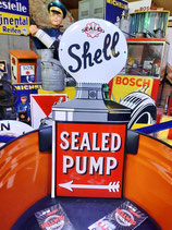 Shell Pumpe Gasoline Emaileschild Deko Halle Werkstatt Garage Halle Tankstelle