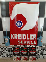 Kreidler Service Deko Emaille Schild Bastler Werkstatt Moped Emaileschild