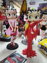 Betty Boop Figur Teufelin mit Dreizack Vitrine Skulptur GFK Deko Statue Resin