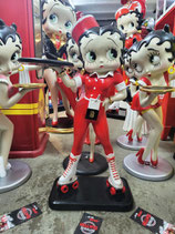 Betty Boop Figur Rollergirl Skulptur GFK Deko Statue Resin Glasfaserkunststoff