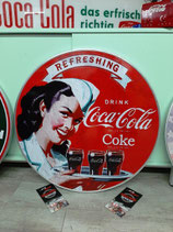 Coca Cola Retro Schild XXL Dekoration Halle Partyraum Diner Coke Sammler