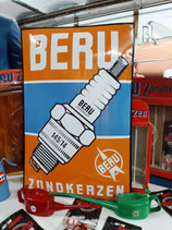 Beru Zündkerzen Emaille Schild Vitrine Deko Emaille Nostalgie Werkstatt