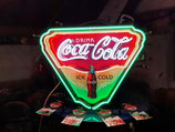 Coca Cola USA Neon Leuchtschild Kult-Marke Reklame Licht Bar Werbung